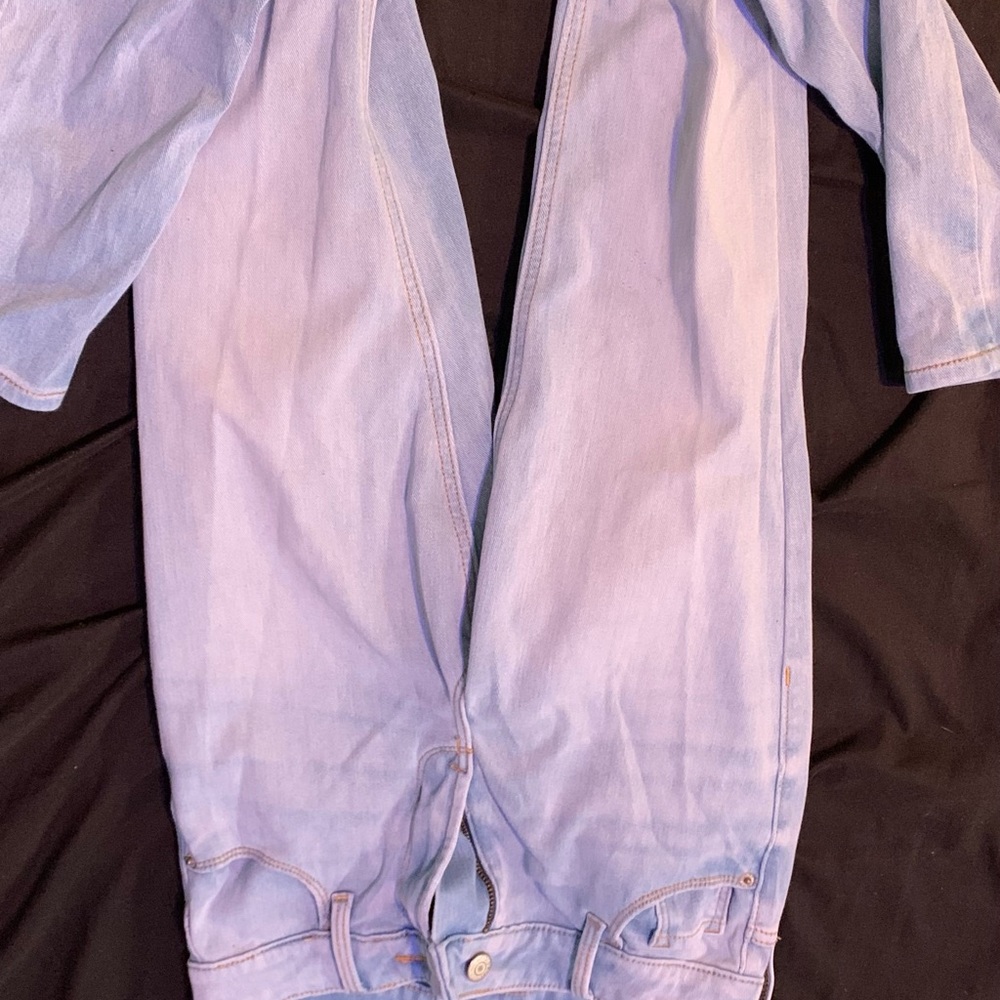 light blue jeans
